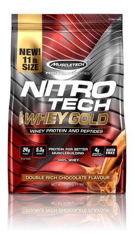 MuscleTech Nitro-Tech 100% Whey Gold 11lbs (4.99kgs)