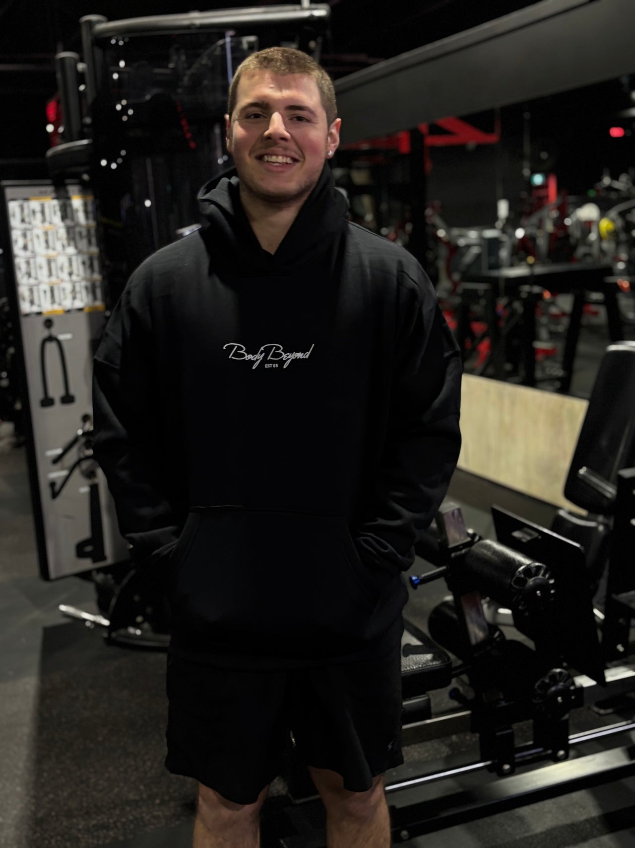 Body Beyond box cut hoodie