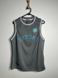 Thumbnail for Grey and blue NBA singlet