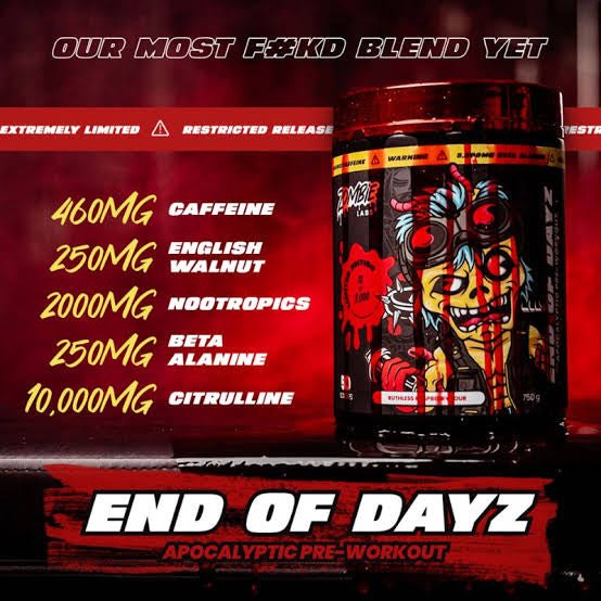 End of Dayz pre workout