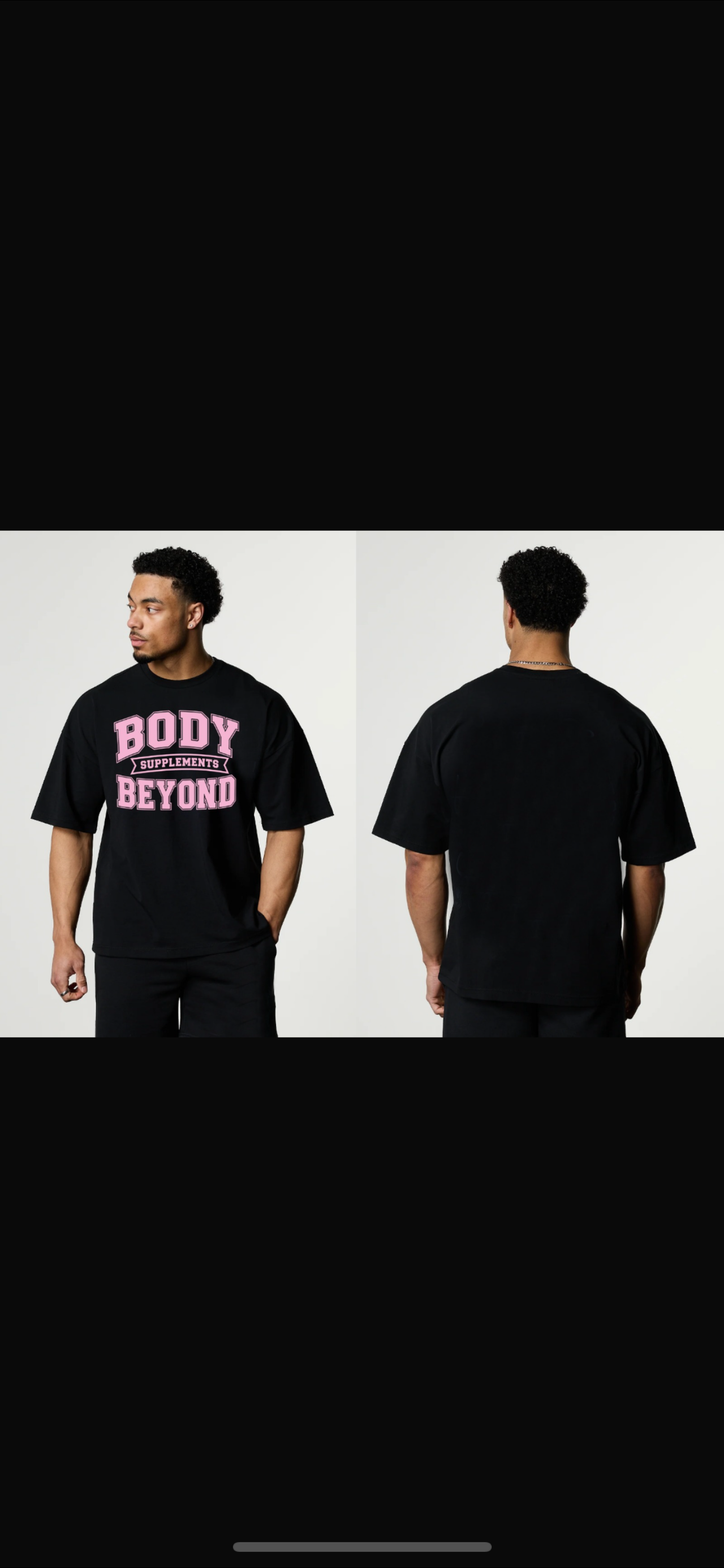 Oversized Pink Logo Shirt
