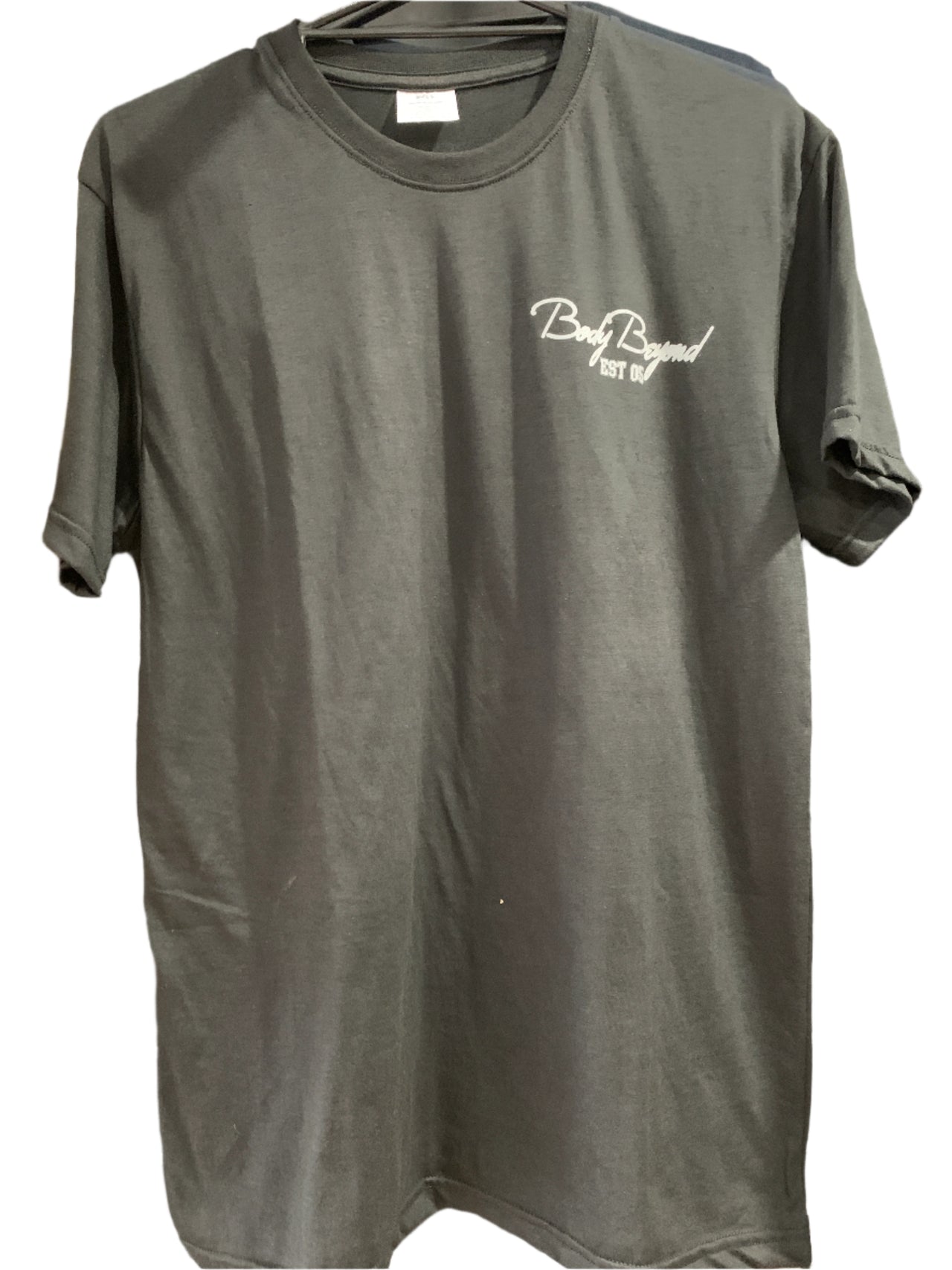 Body Beyond Shirt Black with Grey Logo on Chest