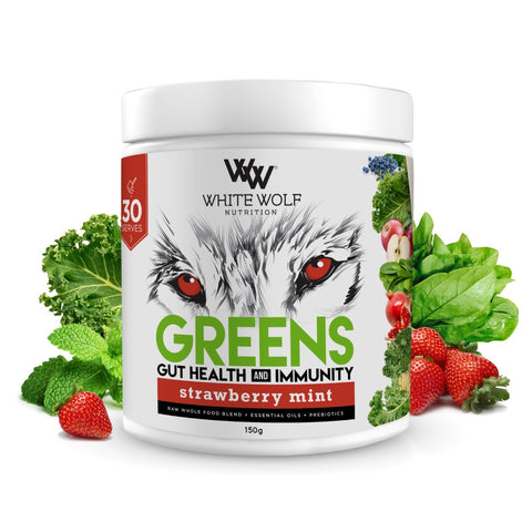White Wolf greens + gut health and immunity