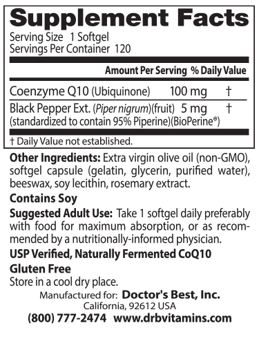 Doctors Best high absorption CoQ10