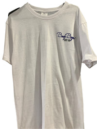 Thumbnail for Body Beyond white shirt with blue chest logo