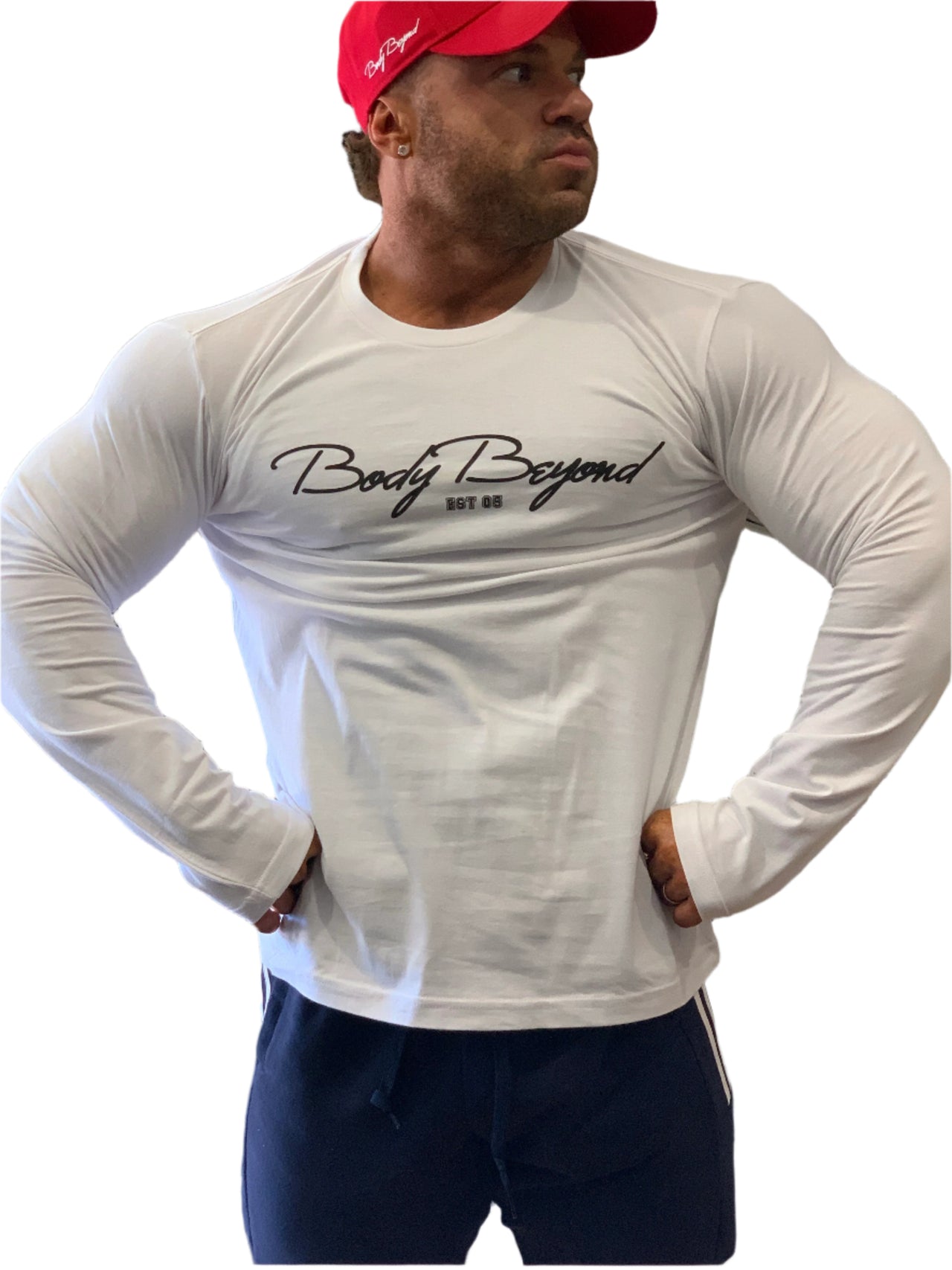 Body Beyond Long Sleeve Tee Signature White