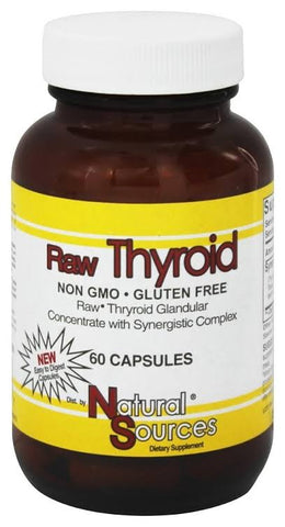 Natural Sources Raw Thyroid